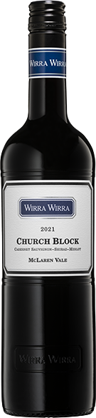 Wirra Wirra Vineyards Church Block Cabernet Sauvignon Shiraz Merlot 2021 McLaren Vale
